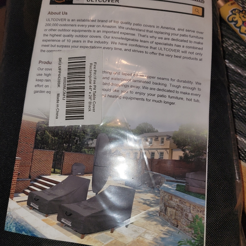 44x 28 firepit cover new